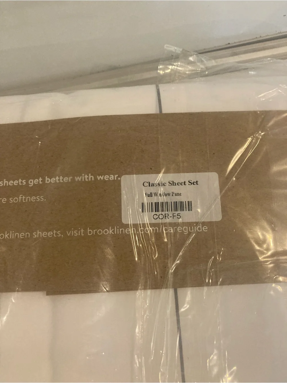 Cooling Cotton  Core Sheet Set BROOKLINEN FULL size sheet  100% BEDDING